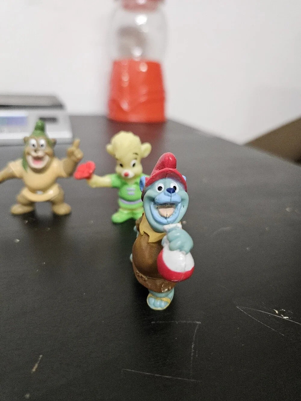 1991 Disney Gummi Bears Kellogg's Cereal Toy Set Of 3 PVC Figures